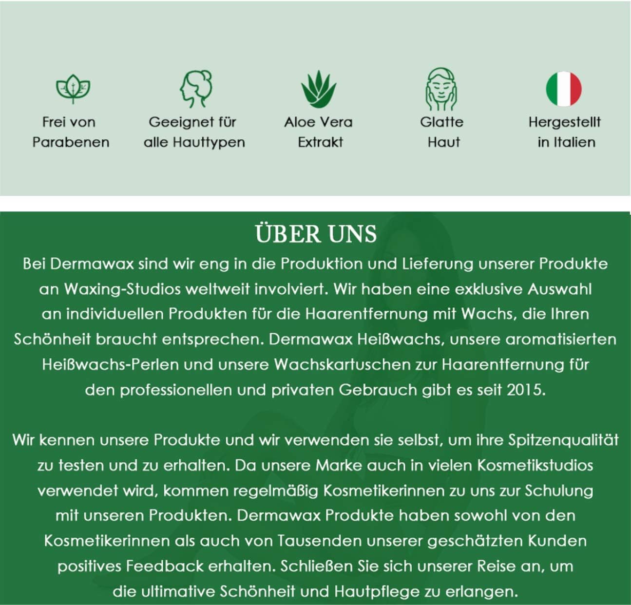 Dermawax Nachbehandlungsmilch Aloe Vera 500 ml
