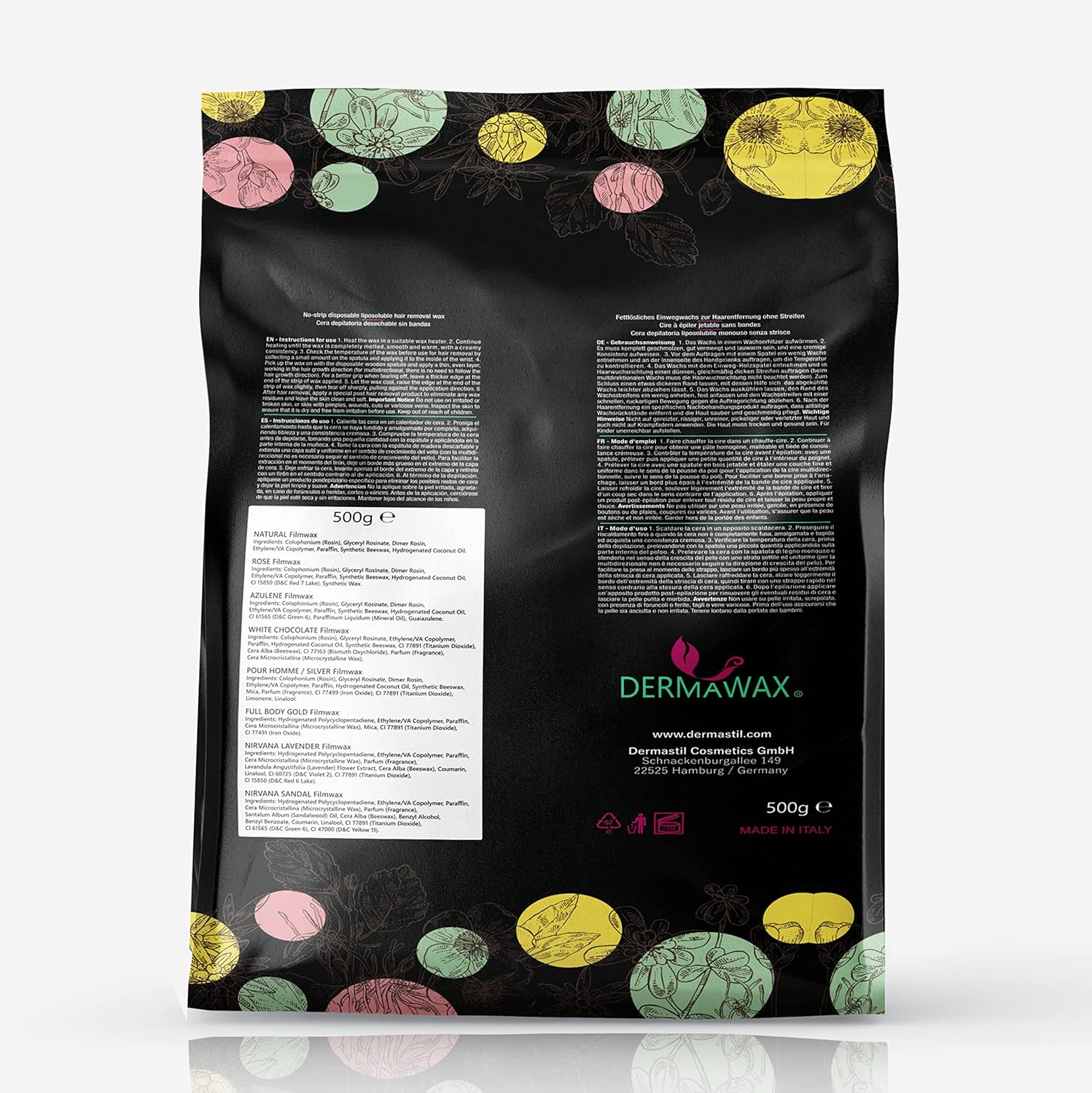 Dermawax Rose Wachsperlen - Für Gesicht, Körper & Bikini