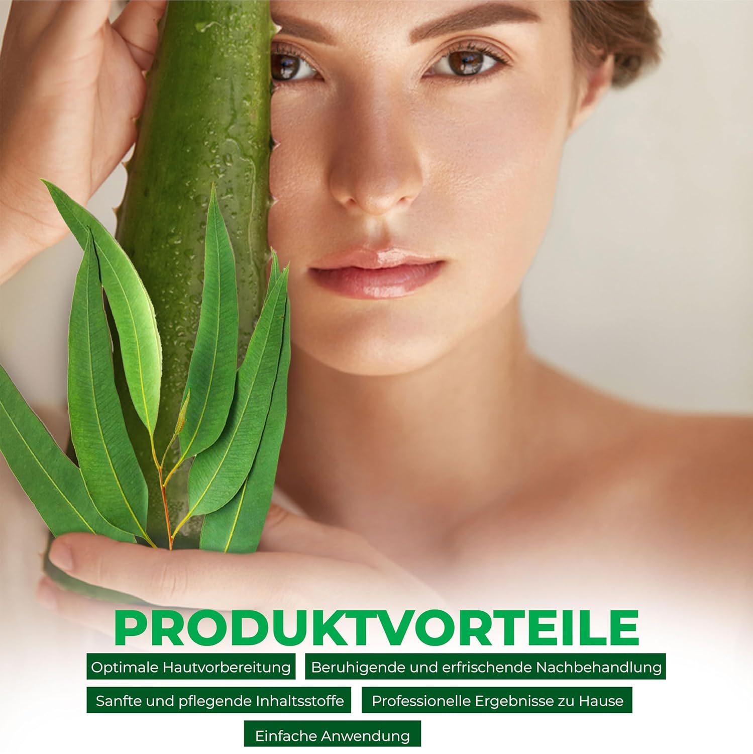 Dermawax Vor- und Nachbehandlungsset Aloe Vera und Eukalyptus - 2 x 500 ml