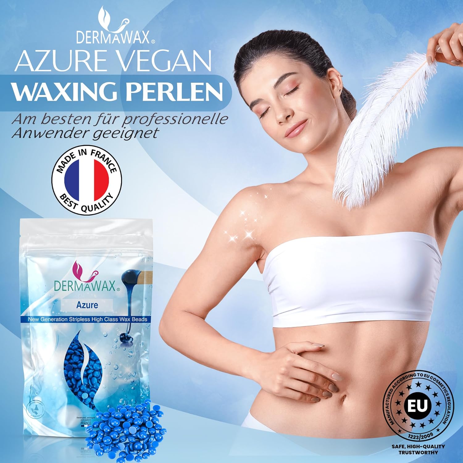 Dermawax Azure Wachsperlen - 800 g