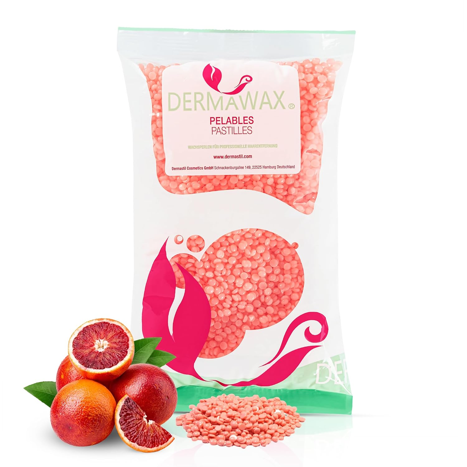 Dermawax Crystal Orange Wachsperlen - 800 g