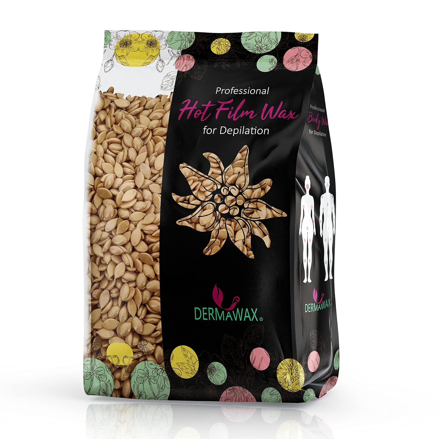 Dermawax Gold Black Edition Wachsperlen - veganes Filmwachs ohne Parfum