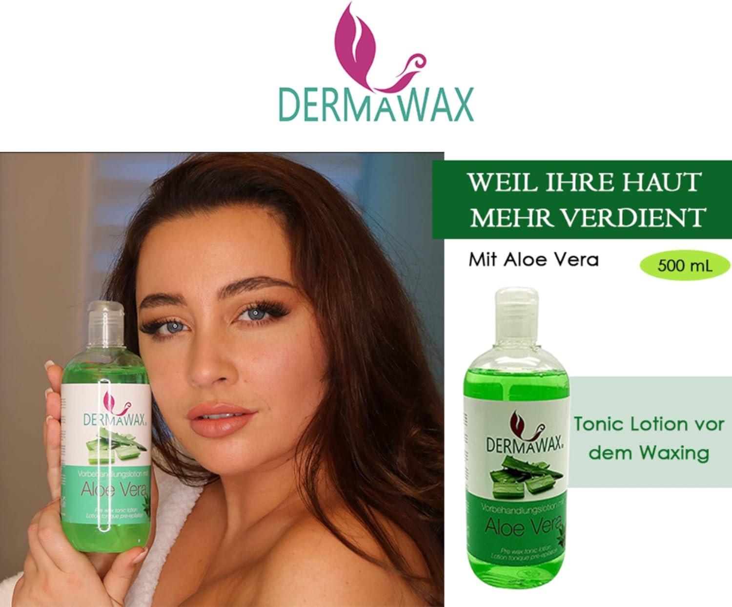 Dermawax Vorbehandlungslotion Aloe Vera 500 ml
