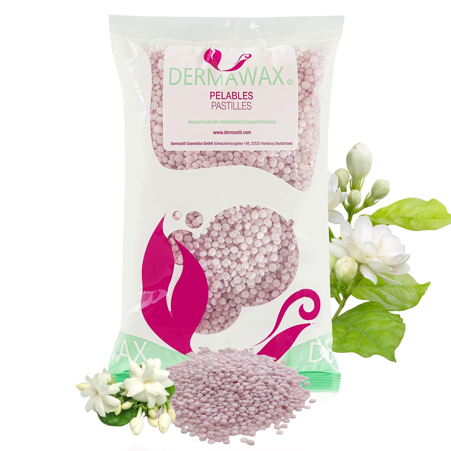 Dermawax Crystal Mauve Jasmin Wachsperlen - 800 g
