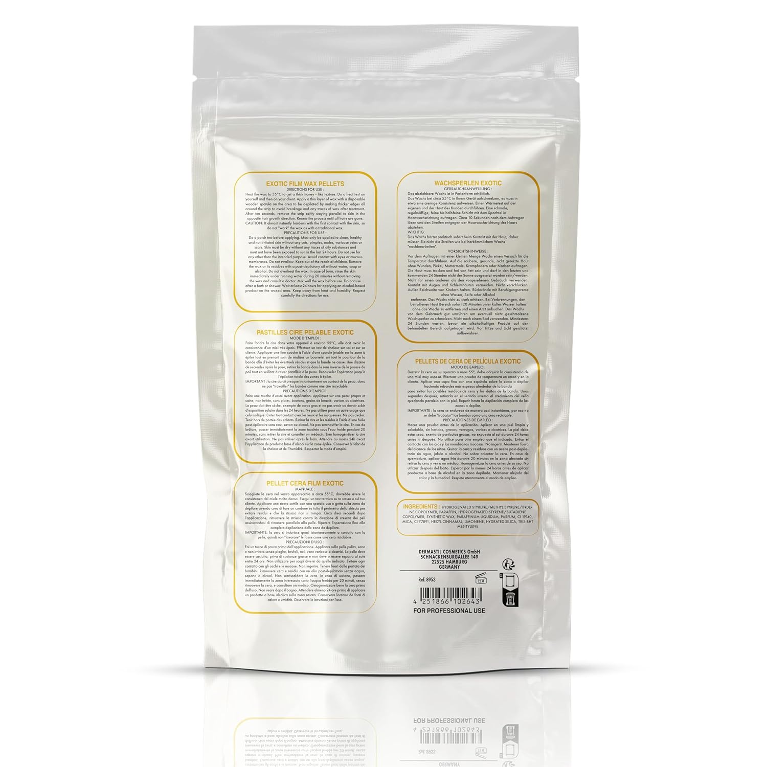 Dermawax Exotic Papaya Wachsperlen - 800g