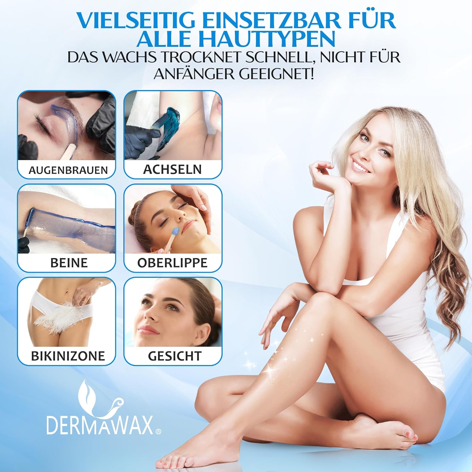 Dermawax Azure Wachsperlen - 800 g