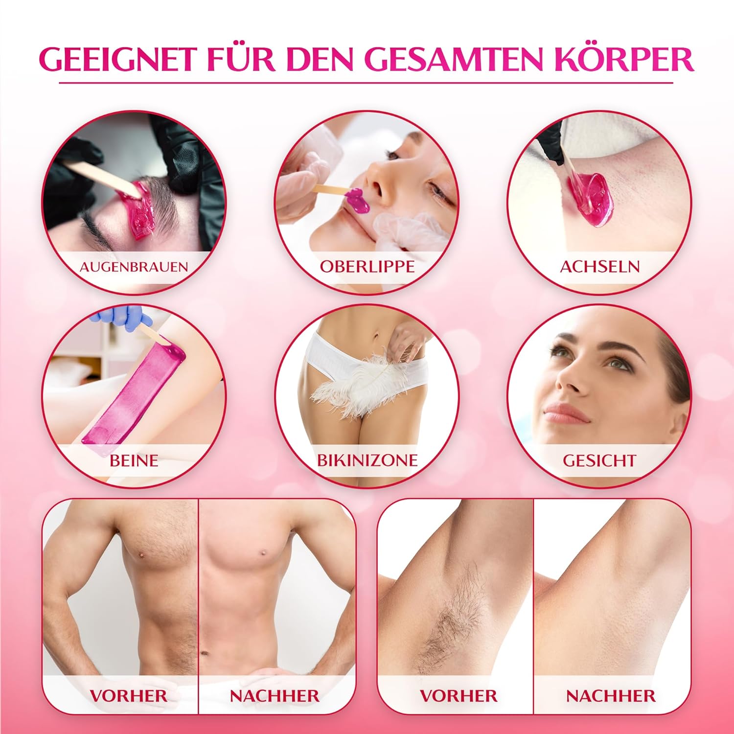 Dermawax Cherry Kiss Wachsperlen - 800 g