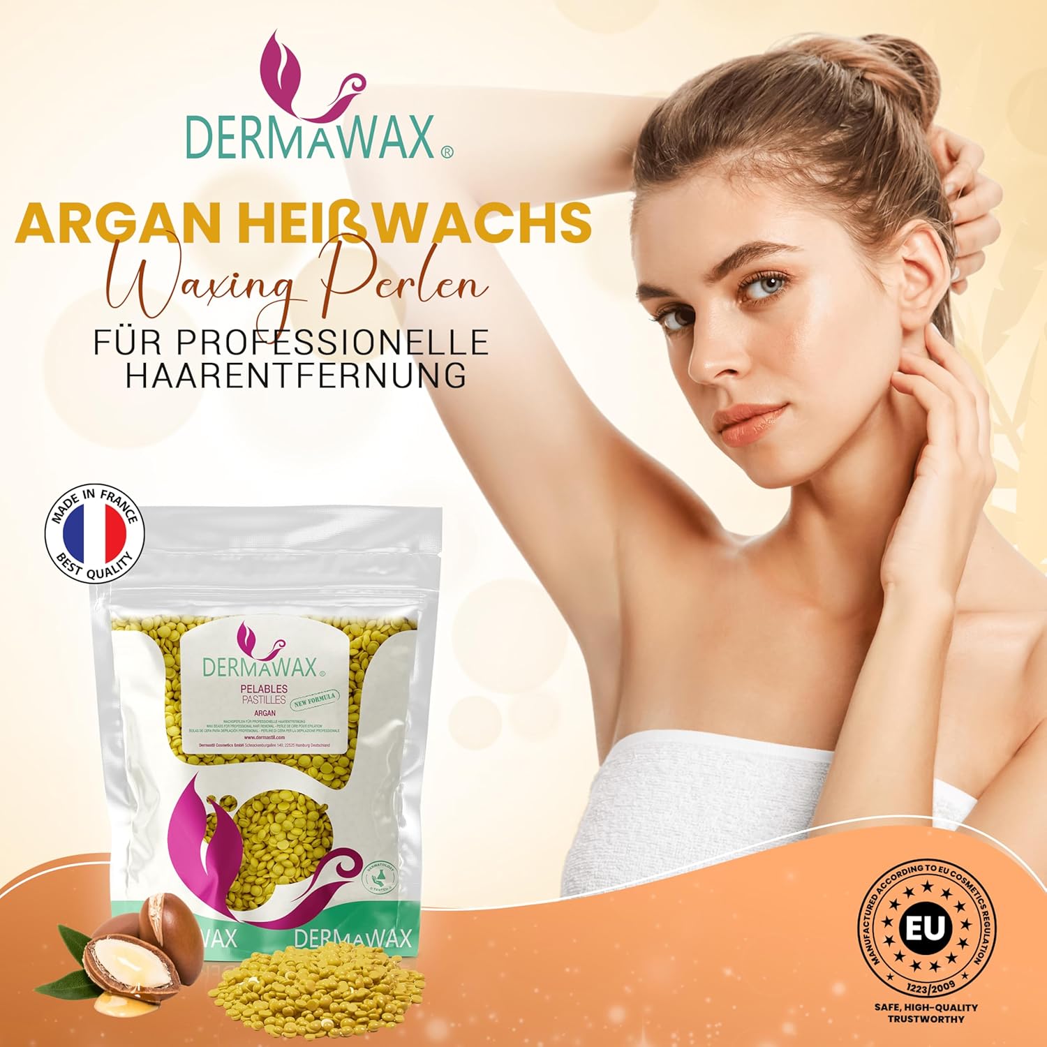 Dermawax Argan Wachsperlen - 1 kg