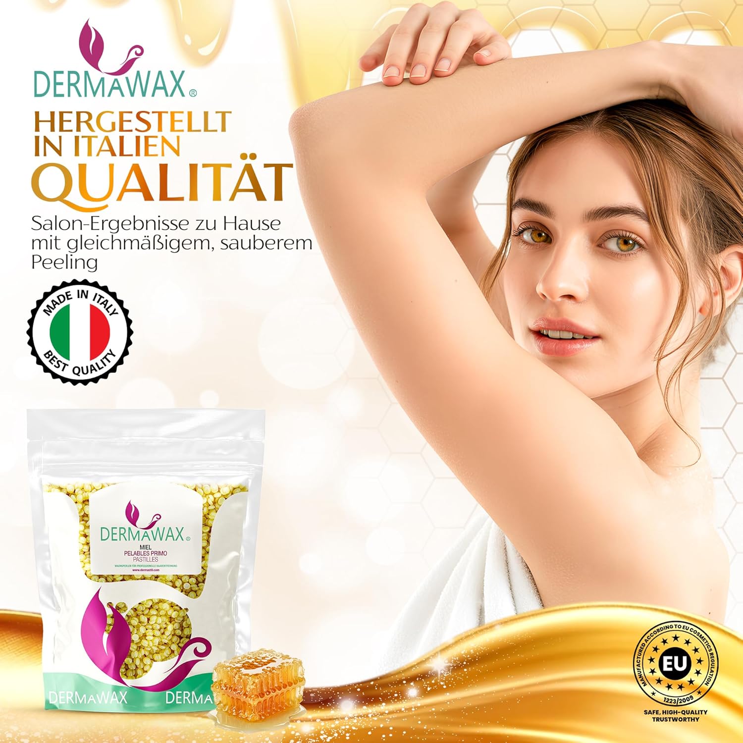 Dermawax Crystal Honig Wachsperlen