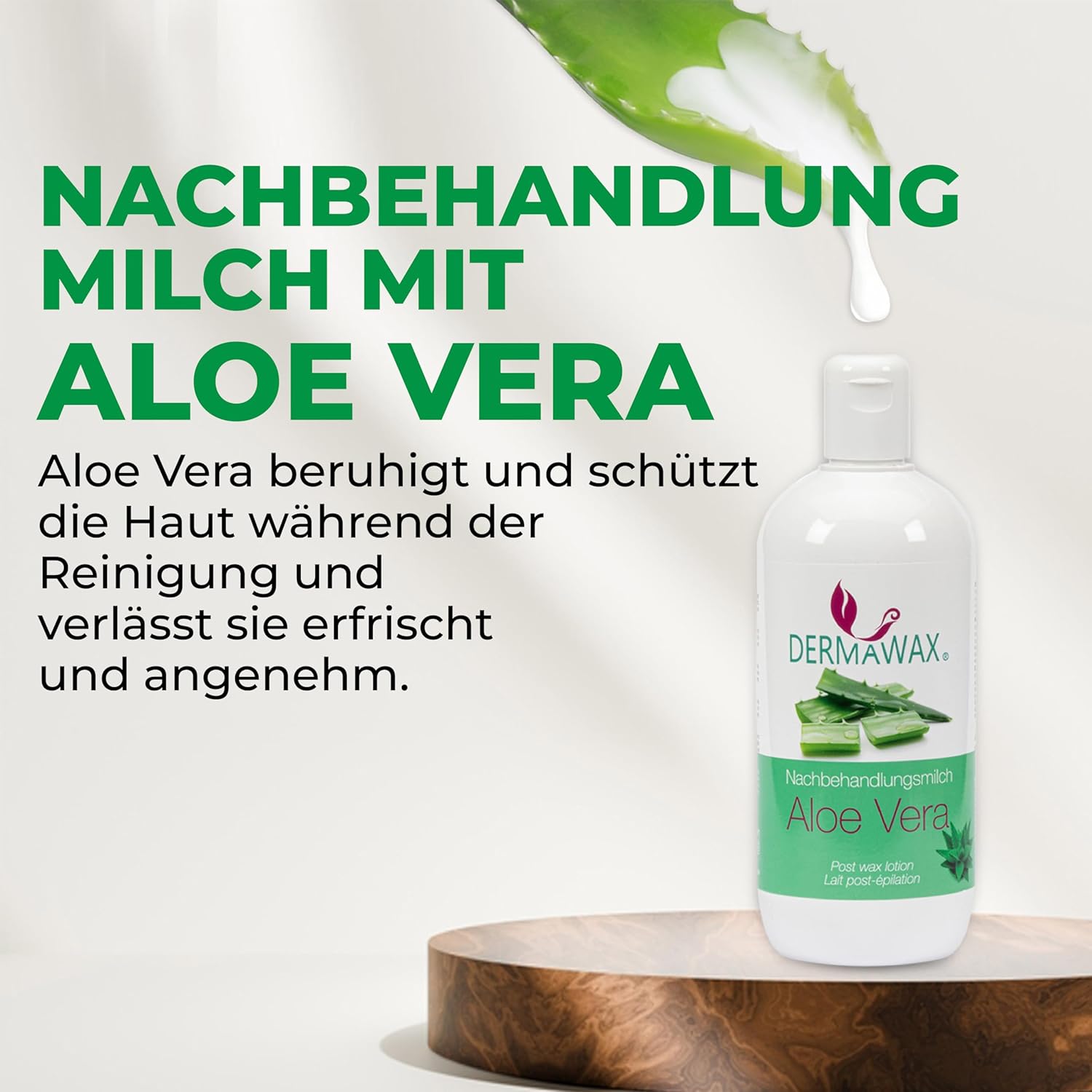 Dermawax Vor- und Nachbehandlungsset Aloe Vera - 2 x 500 ml