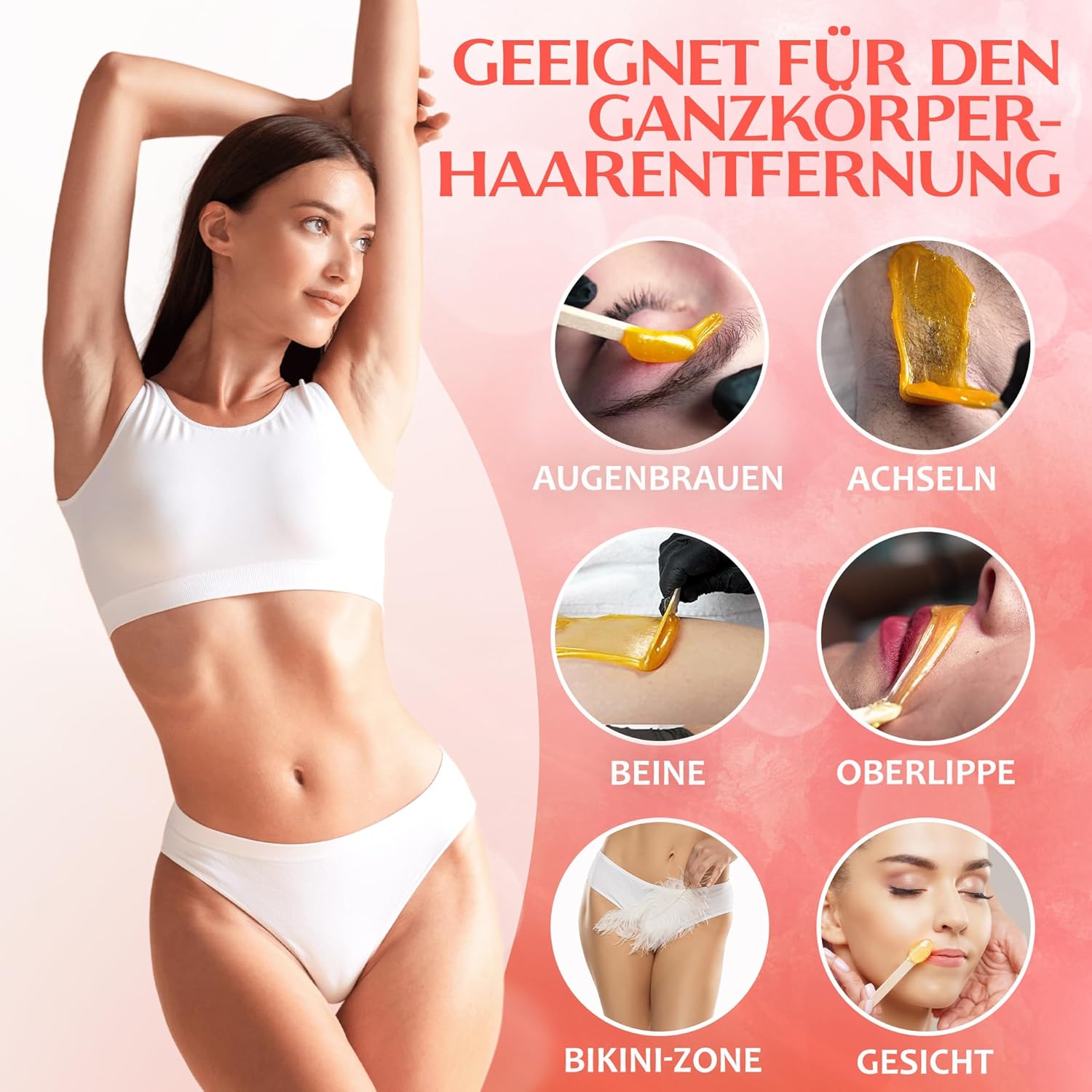 Dermawax Exotic Papaya Wachsperlen - 800g