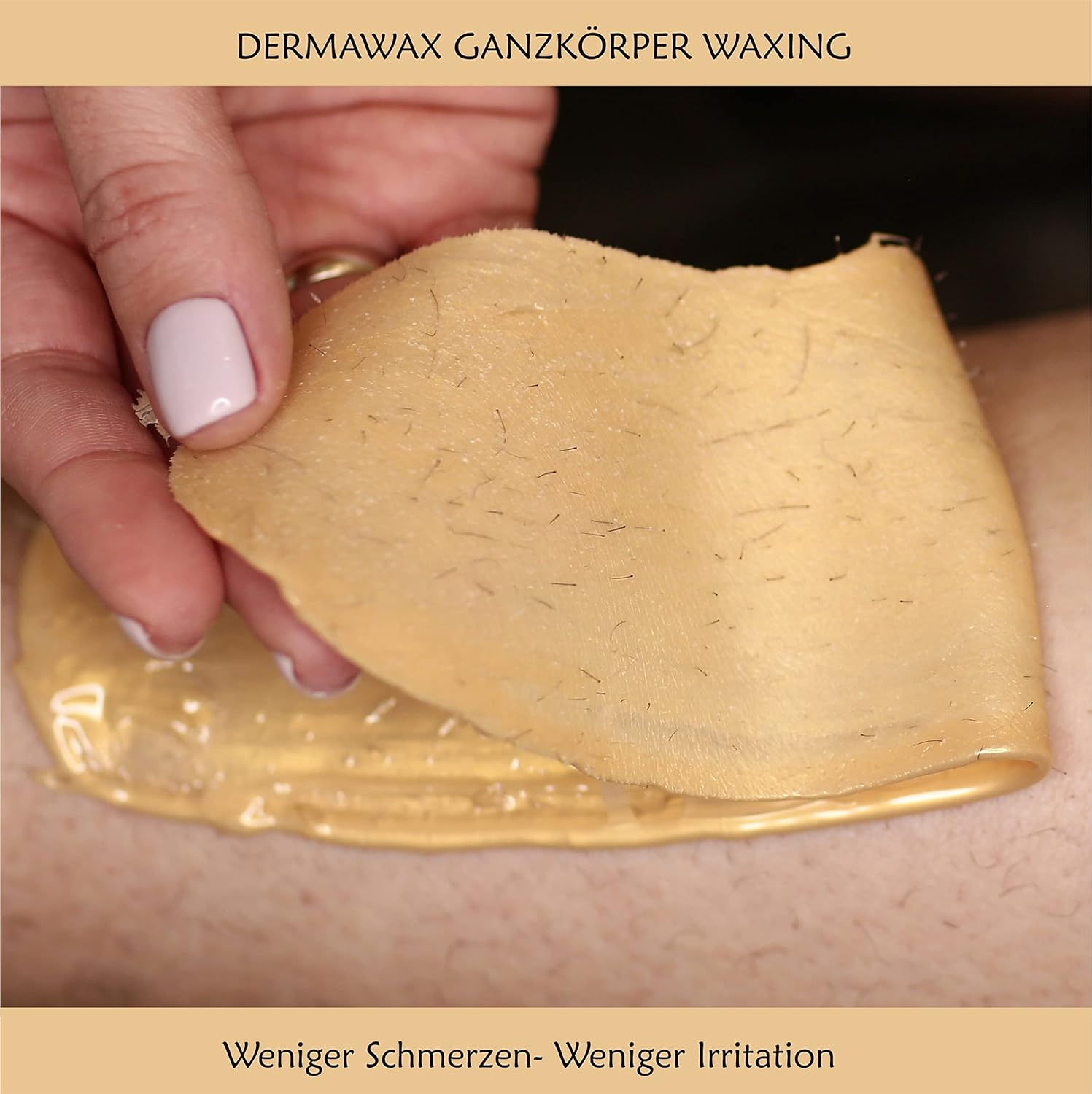 Dermawax Gold Black Edition Wachsperlen - veganes Filmwachs ohne Parfum